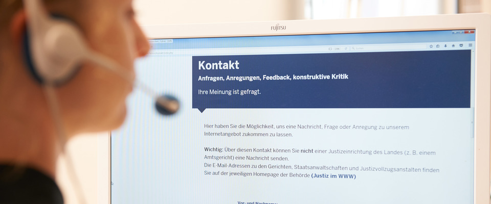 Kopfbild Unterebenen: "Kontakt"